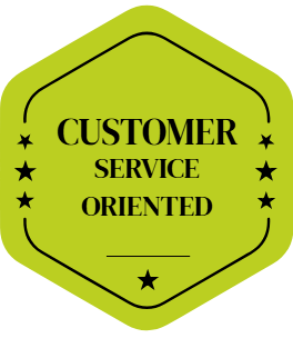 Customer Service Oriented badge